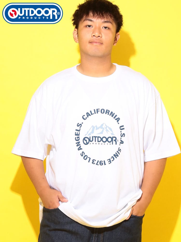サークルロゴ クルーネック 半袖 Tシャツ 大きいサイズ メンズ