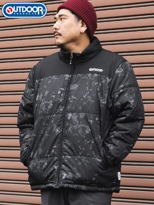 中綿 ジャケット 裏アルミ フルジップ アウター ブルゾン スタンド 防寒 秋 冬 大きいサイズ メンズ