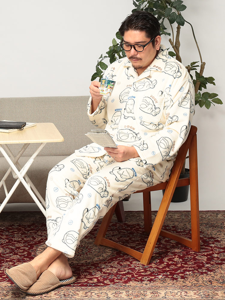 ヌオー ルームウェア　パジャマ POKEMON ポケモン ルームウェア 上下セット ヌオー ドオー フリース