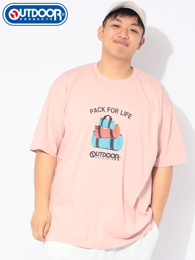 Tシャツ 半袖 ドラムバック メンズ 大きいサイズ ドラムバック トラベルプリント クルーネック カットソー トップス Tシャツ カットソー 涼しい