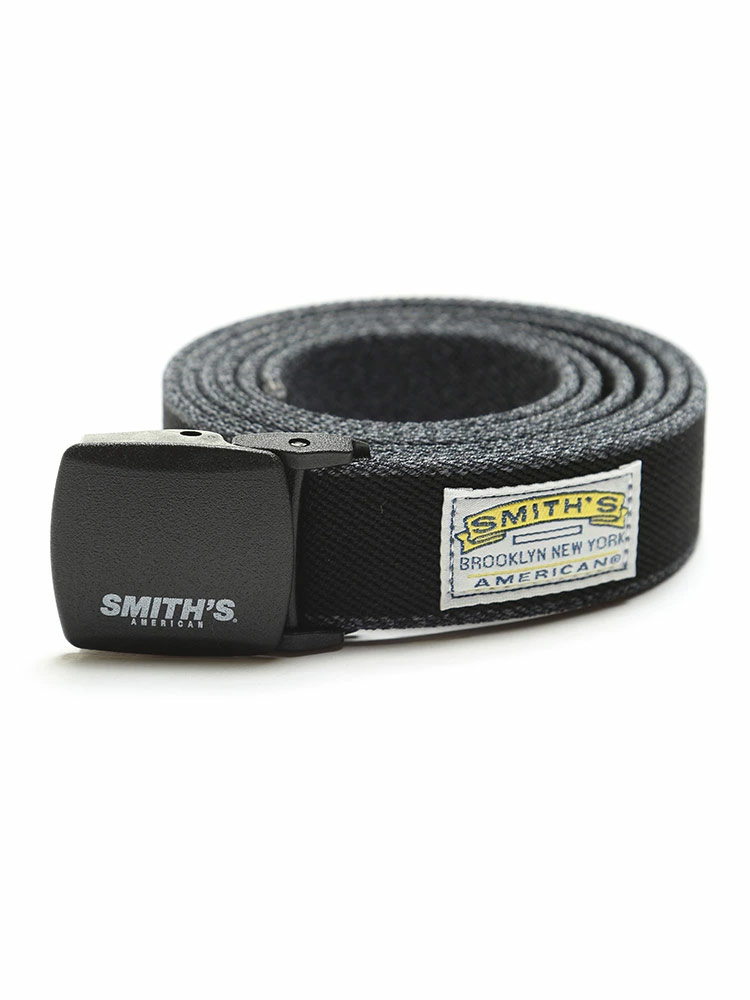 大きいサイズ メンズ SMITH'S (スミス) ゲバルト ライン 無地 ガチャベルト