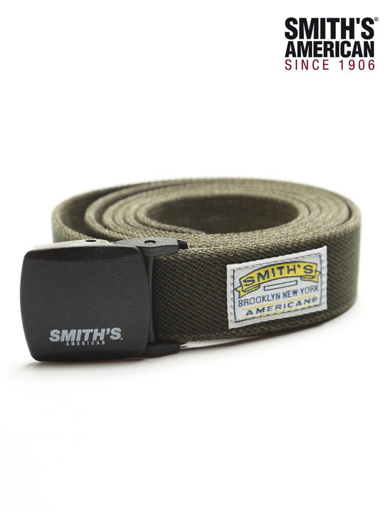 大きいサイズ メンズ SMITH'S (スミス) ゲバルト ライン 無地 ガチャベルト