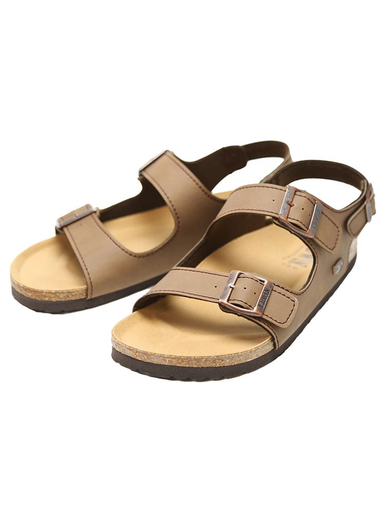 大きいサイズ メンズ EDWIN (エドウィン) 3ストラップ バックベルト コンフォートサンダル