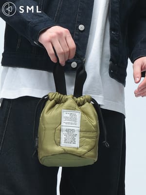 SML (エスエムエル) ハンドバッグ redad キルティング 巾着バッグ QUILTING BASKET S ミニバッグ コンパクト K905100