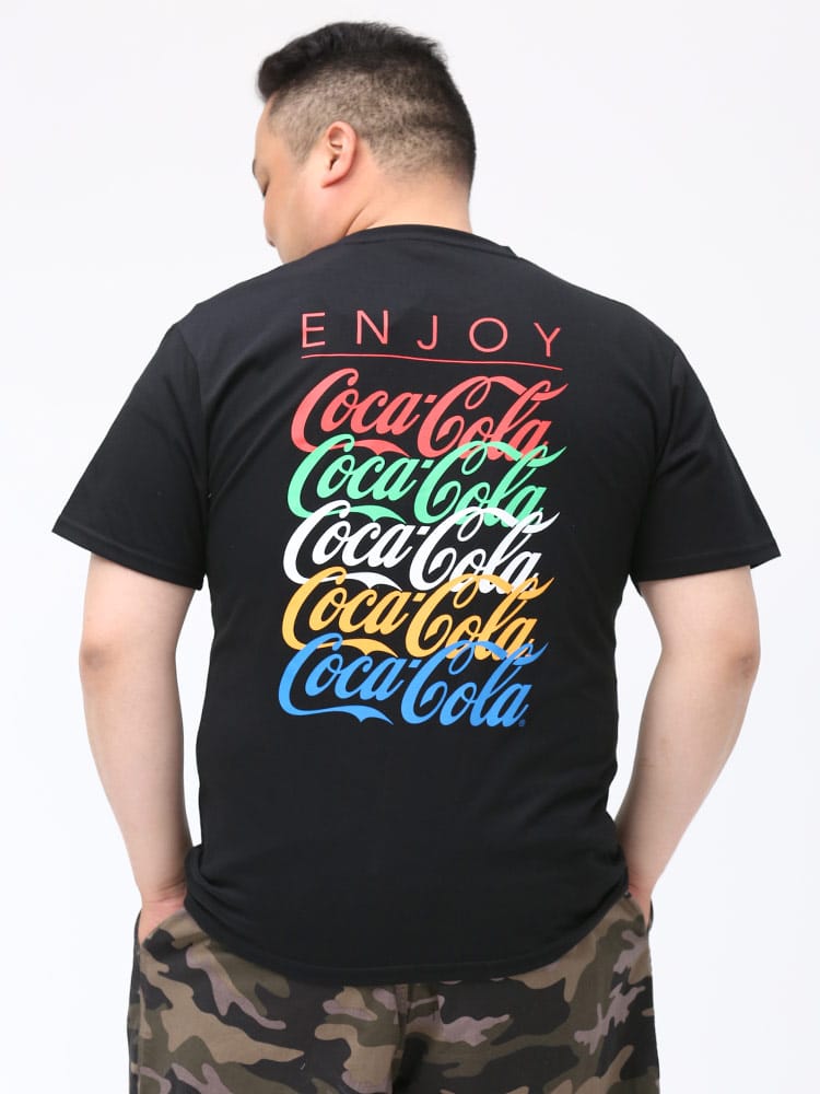 大きいサイズ メンズ Coca-Cola (コカコーラ) コカコーラ レインボー 