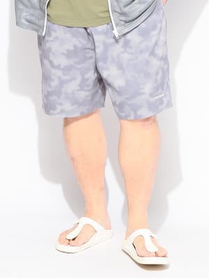 サーフパンツ メンズ 大きいサイズ UPF50+ 水陸両用 メッシュインナー付き カモフラボーダー柄 スイムパンツ ボトムス 水着 ハーフパンツ 海パン 海 プール ビーチ 春 夏