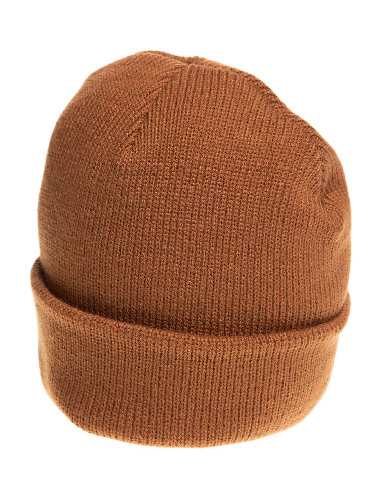 大きいサイズ メンズ HIDE TRADING (ヒデトレーディング) 細編み 無地 ニットキャップ