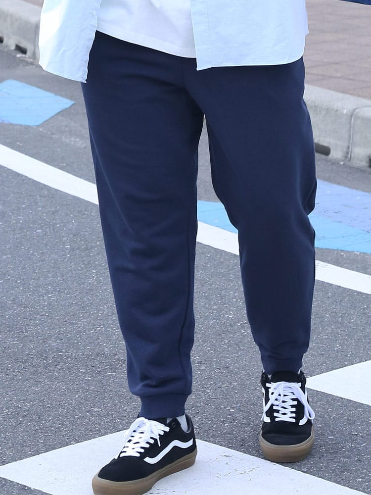 大きいサイズ メンズ B＆T CLUB (ビーアンドティークラブ) 裏毛 無地 スウェットパンツ