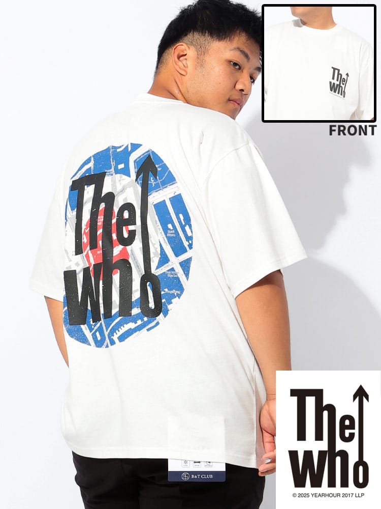 半袖 Tシャツ THE WHO プリント クルーネック バンドT トップス 