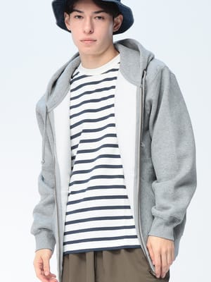 S＆SONS (エスアンドサンズ) ヘビーウェイト 裏起毛 スウェット フルジップ パーカー