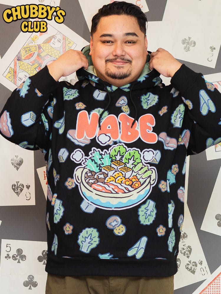 プルオーバー パーカー 裏起毛 鍋プリント トップス フード プルパーカー 秋 冬 大きいサイズメンズ