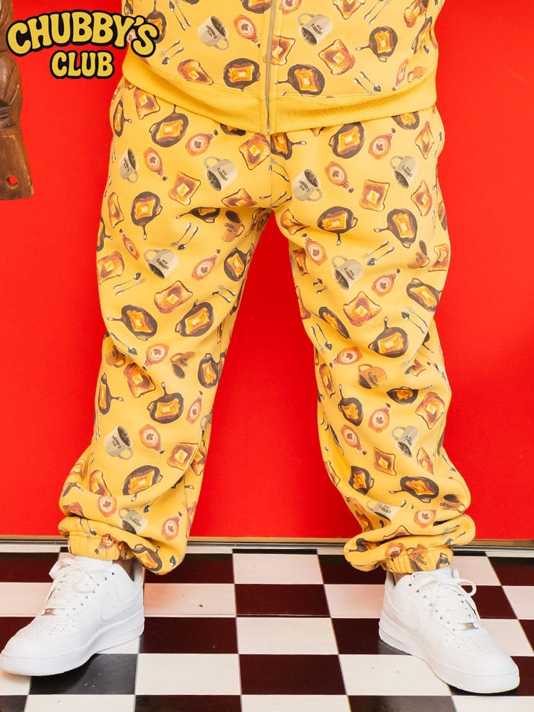 スウェットパンツ 裏起毛 総柄プリント ボトムス 起毛 秋 冬 大きいサイズメンズ