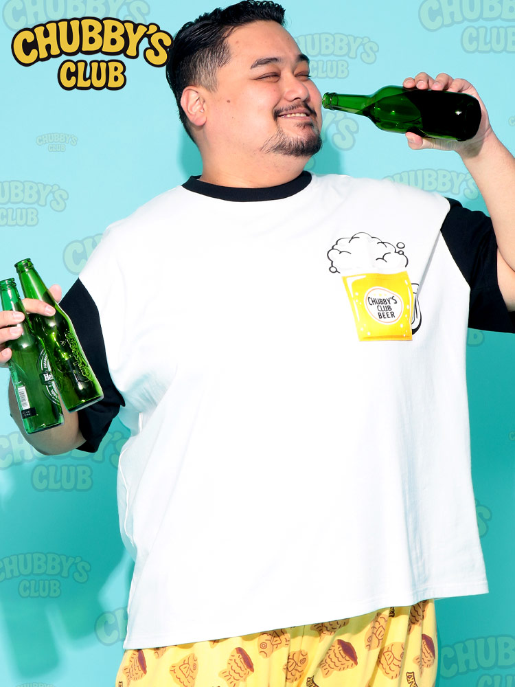 Tシャツ 半袖 メンズ 大きいサイズ 袖切替 ポケットギミック クルー