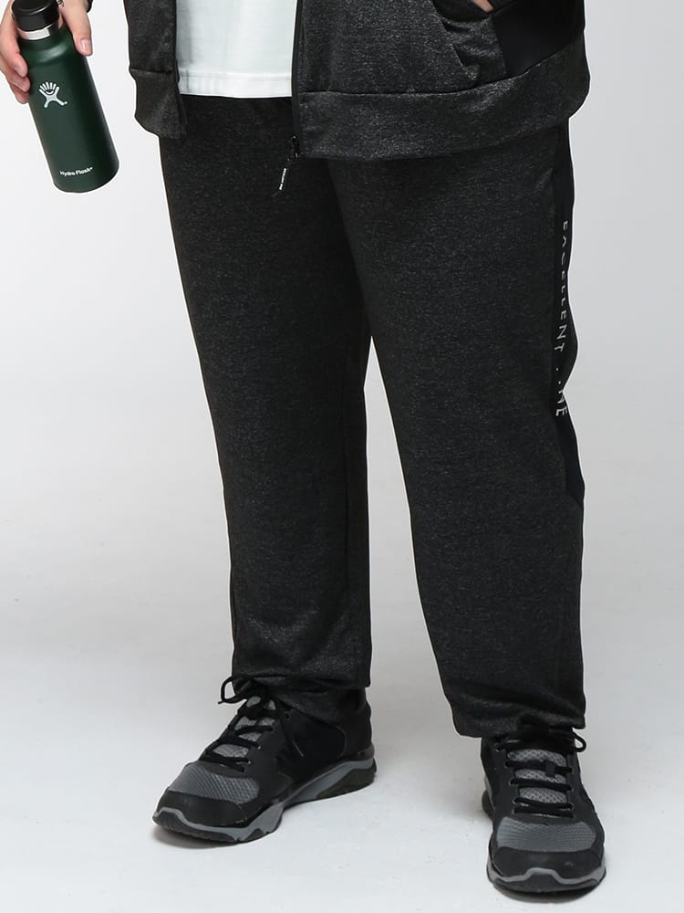 ジョガーパンツ メンズ 大きいサイズ ストレッチ DRY ライン切替 ベアジャージ ロングパンツ ボトムス ジャージ パンツ 長ズボン スポーツ トレーニング ジム ランニング 作業着 伸びる