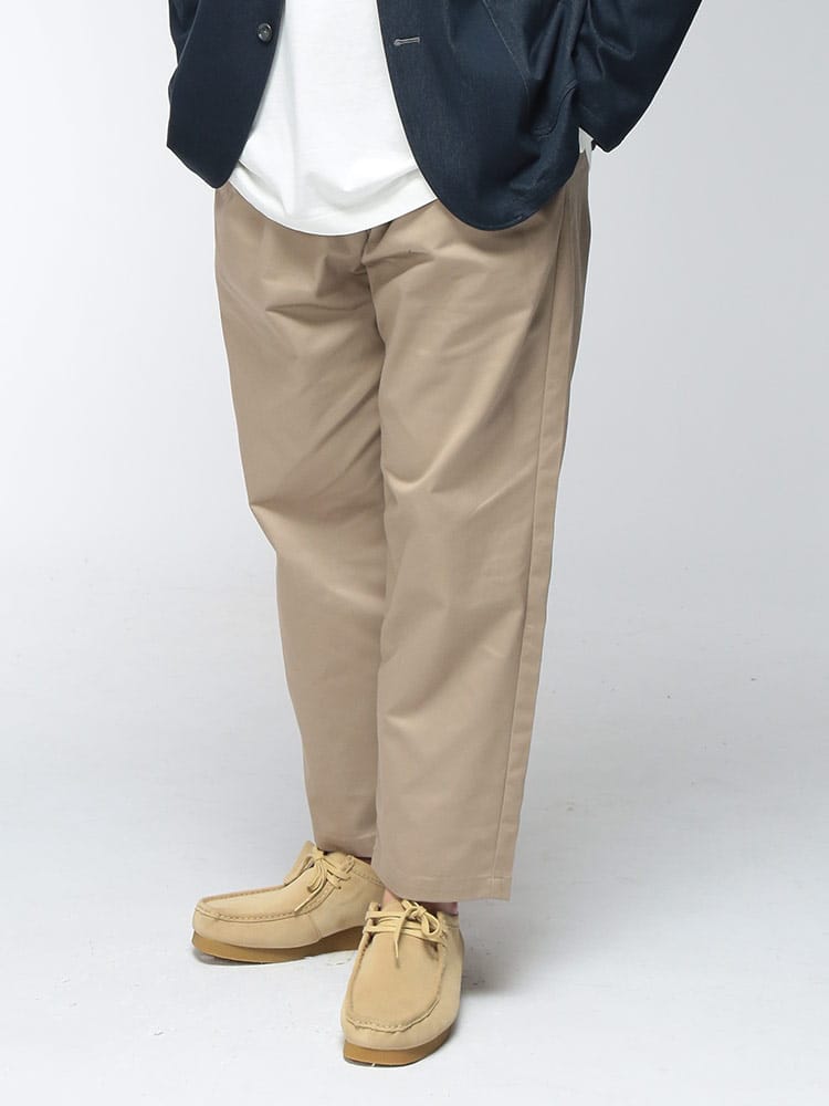 【まとめ割対象/2点で1100円引き】シェフパンツ メンズ 大きいサイズ ウエストゴム 無地＆柄 速乾 ワイドパンツ