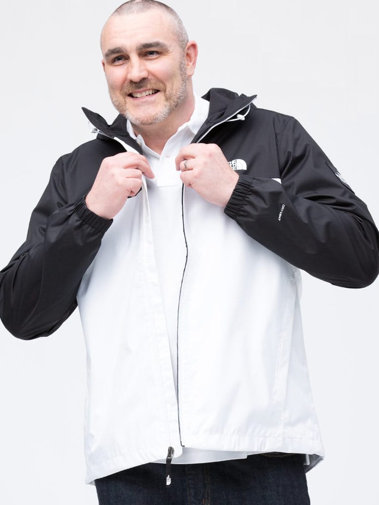 大きいサイズ メンズ THE NORTH FACE (ザ ノースフェイス) フード フルジップ ジャケット DRYVENT MOUNTAIN Q JACKET-EU