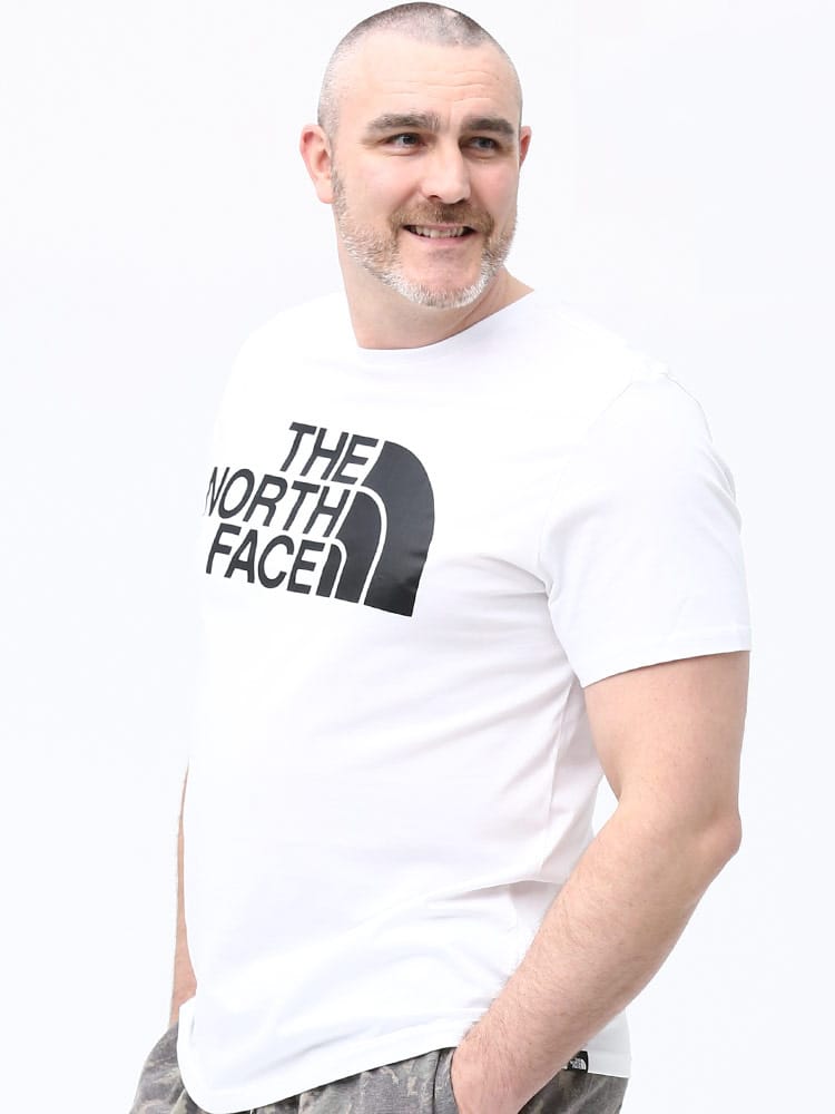 大きいサイズ メンズ THE NORTH FACE (ザ ノースフェイス) 綿100％ ロゴプリント クルーネック 半袖 Tシャツ Standard SS Tee