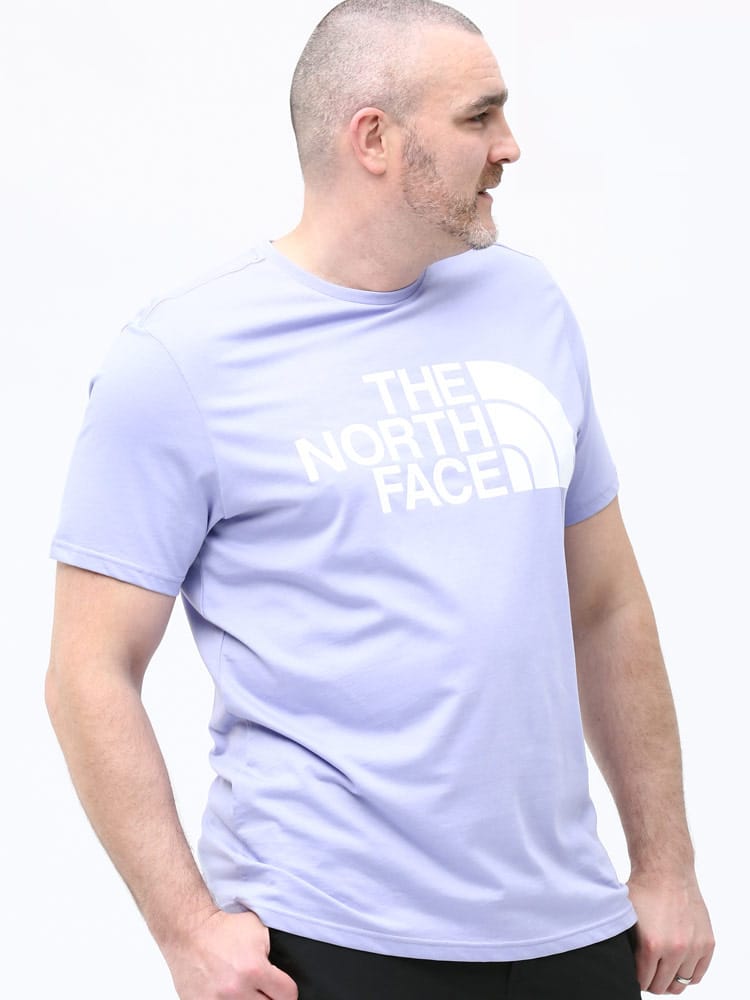 大きいサイズ メンズ THE NORTH FACE (ザ ノースフェイス) 綿100％ ロゴプリント クルーネック 半袖 Tシャツ Standard SS Tee