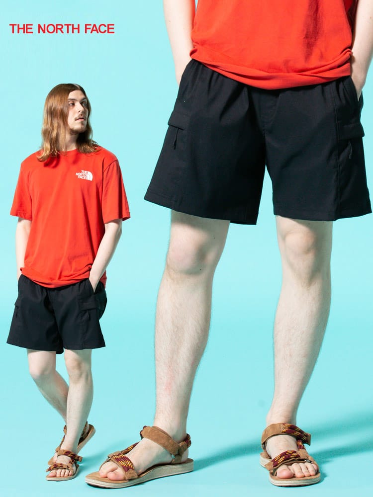 THE NORTH FACE (ザ ノースフェイス) ドライ 前閉じ ウエストコード ショートパンツ CLASS V BELTED SHORT