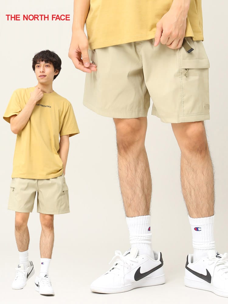 THE NORTH FACE (ザ ノースフェイス) ドライ 前閉じ ウエストコード ショートパンツ CLASS V BELTED SHORT