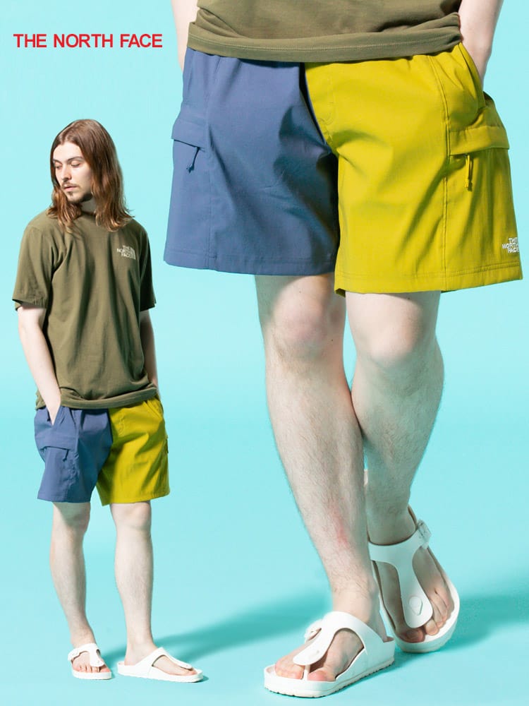 THE NORTH FACE (ザ ノースフェイス) ドライ 前閉じ ウエストコード ショートパンツ CLASS V BELTED SHORT
