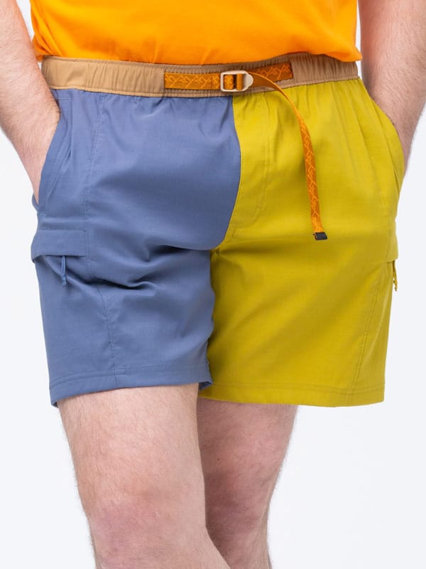 大きいサイズ メンズ THE NORTH FACE (ザ ノースフェイス) ウエストコード 前閉じ ショートパンツ CLASS V BELTED SHORT