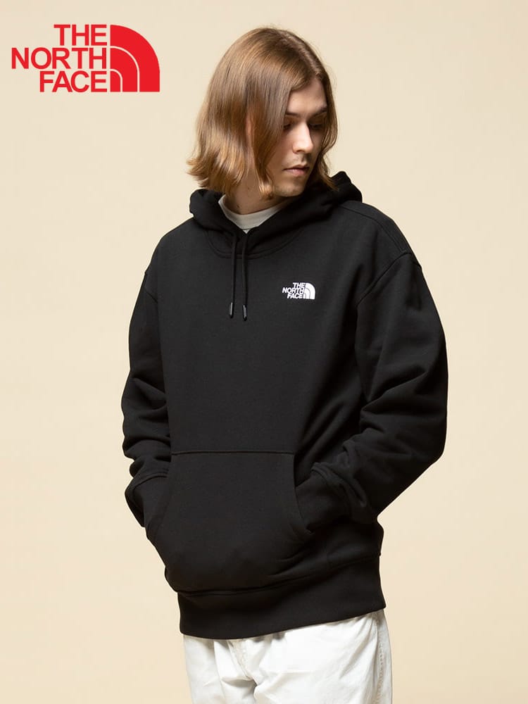THE NORTH FACE (ザ ノースフェイス) 裏起毛 ロゴ刺繍 プルオーバー パーカー OVERSIZED ESSENTIAL HOODIE EU
