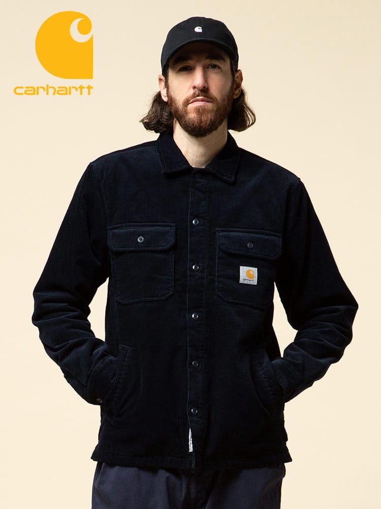 Carhartt (カーハート) コーデュロイ ポケット キルティング シャツジャケット WHITSOME SHIRT JAC