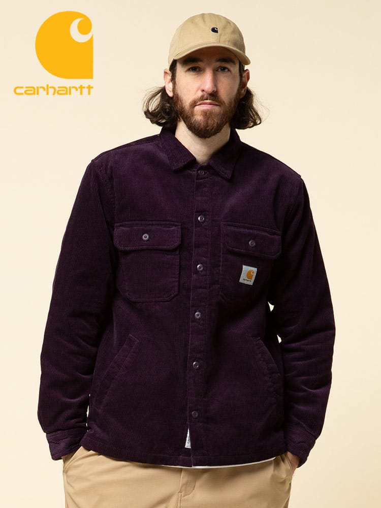 Carhartt (カーハート) コーデュロイ ポケット キルティング シャツジャケット WHITSOME SHIRT JAC