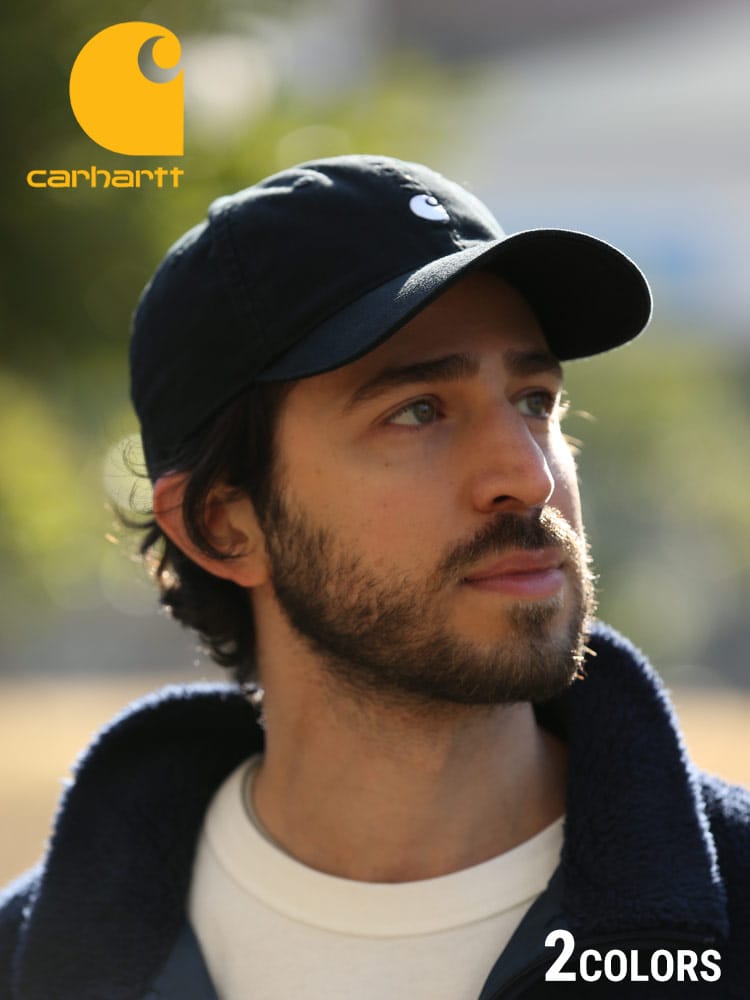 Carhartt (カーハート) ワンポイント刺繍 コットン キャップ MADISON LOGO CAP