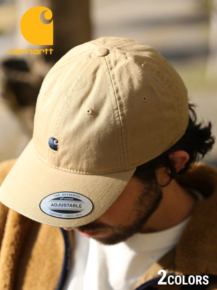 Carhartt (カーハート) ワンポイント刺繍 コットン キャップ MADISON LOGO CAP