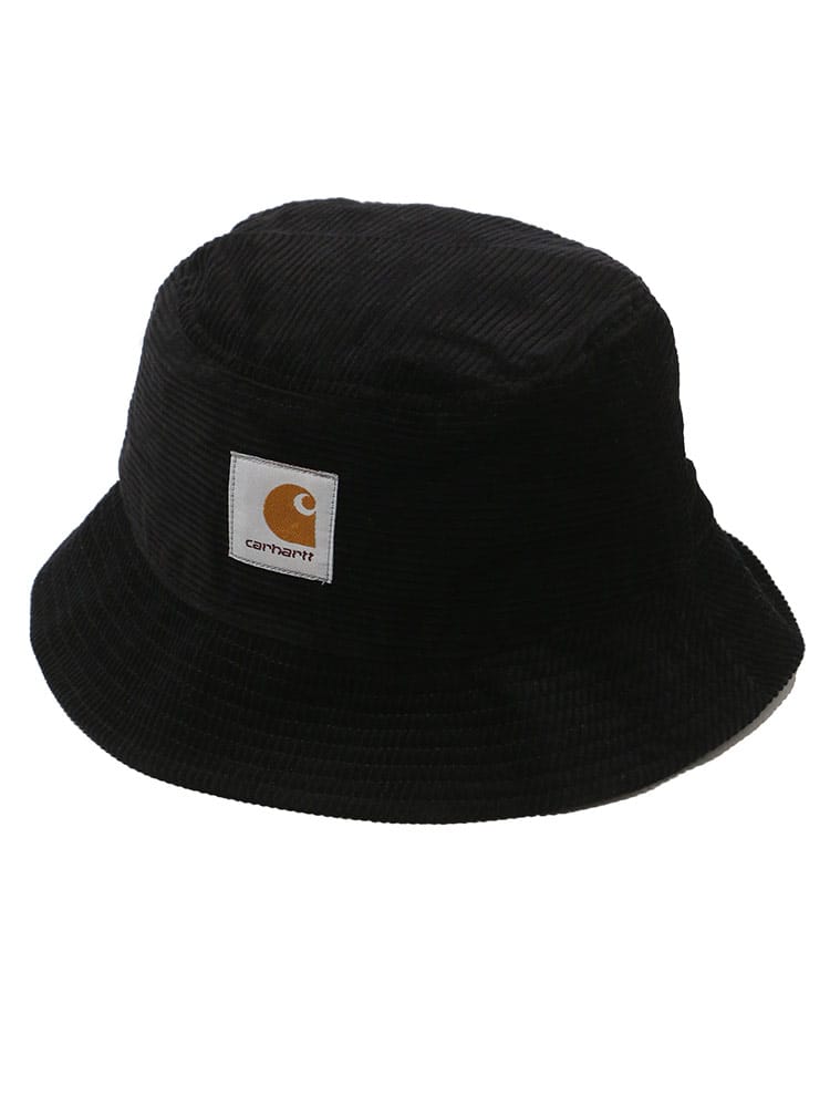 Carhartt (カーハート) ワンポイント コーデュロイ バケットハット CORD BUCKET HAT