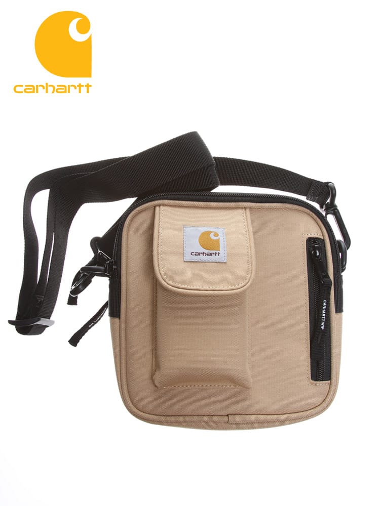 Carhartt (カーハート) ワンポイント スクエア ショルダーバッグ ESSENTIALS BAG SMALL