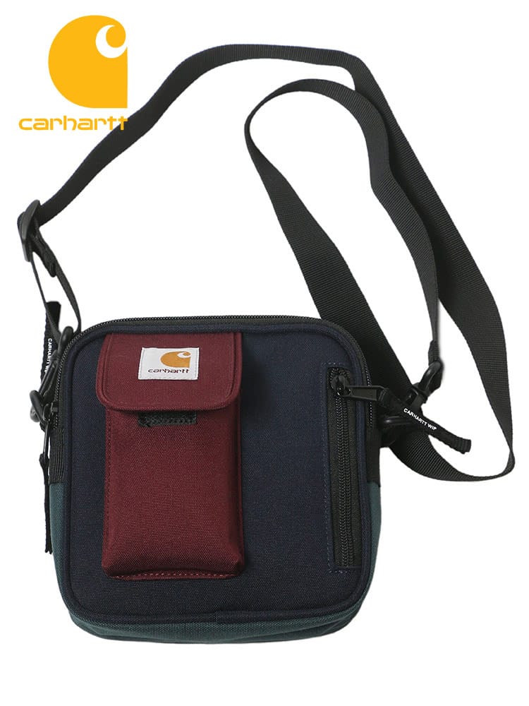 Carhartt (カーハート) ワンポイント スクエア ショルダーバッグ ESSENTIALS BAG SMALL