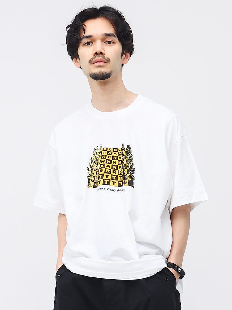 Carhartt (カーハート) チェスプリント クルーネック 半袖 Tシャツ