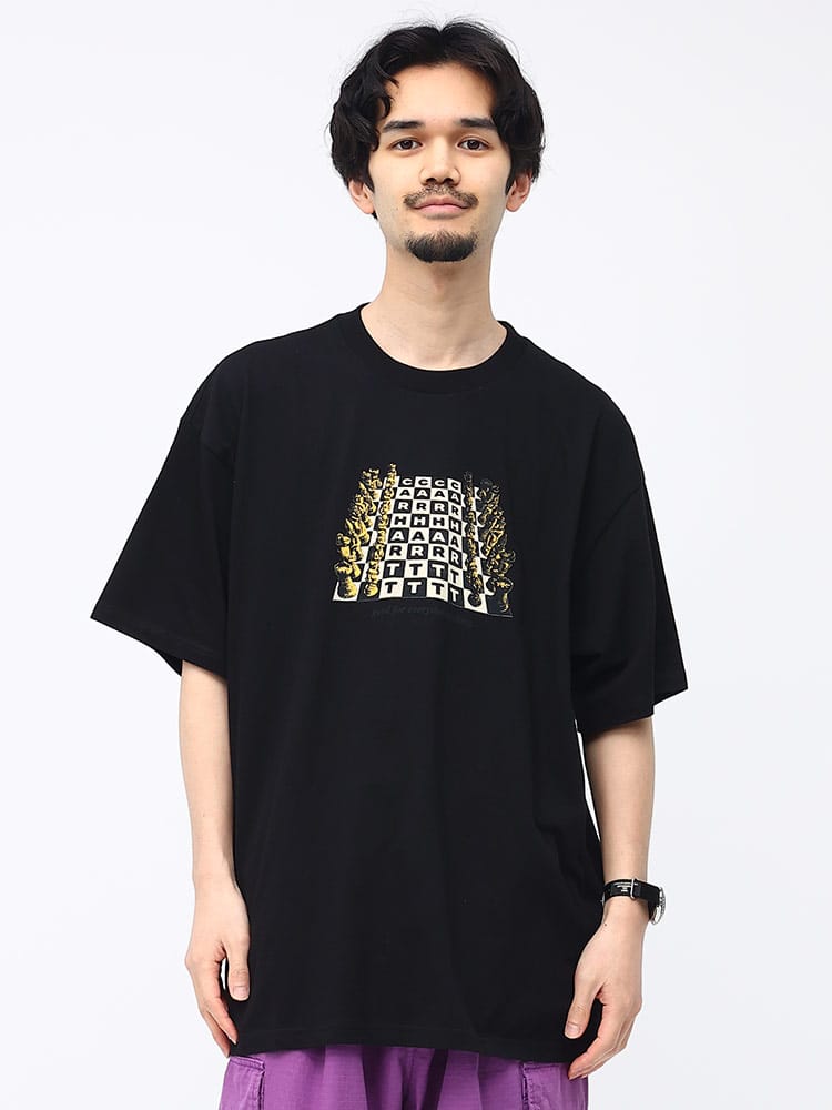 Carhartt (カーハート) チェスプリント クルーネック 半袖 Tシャツ