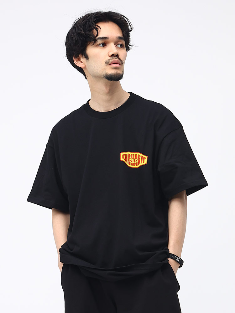 Carhartt (カーハート) バックプリント クルーネック 半袖 Tシャツ