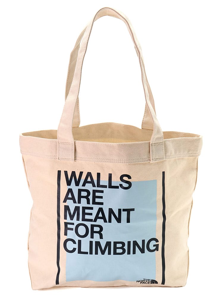 WEB限定価格 在庫処分 返品交換不可 大きいサイズ メンズ THE NORTH FACE (ザ ノースフェイス) キャンバス プリント トートバッグ COTTON TOTE TNF BLK WALLS