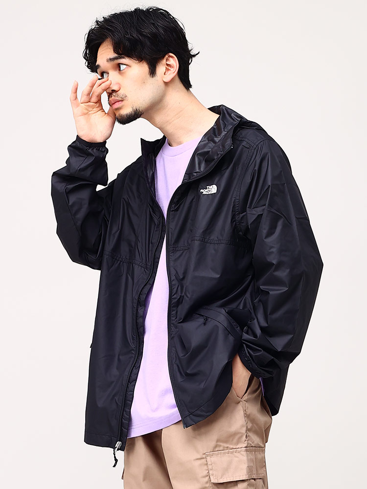 The North Face きつく レインスーツ 上下➕収納袋 ブルー✖️ネイビー
