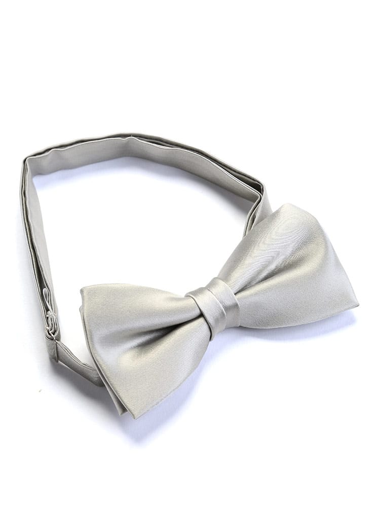 大きいサイズ メンズ SAKAZEN (サカゼン) シルク100％ 無地 蝶ネクタイ