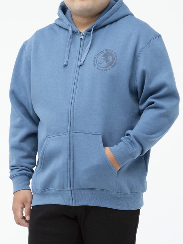 大きいサイズ メンズ T＆C Surf Designs (ティーアンドシーサーフデザイン) 裏起毛 バックプリント フルジップ パーカー