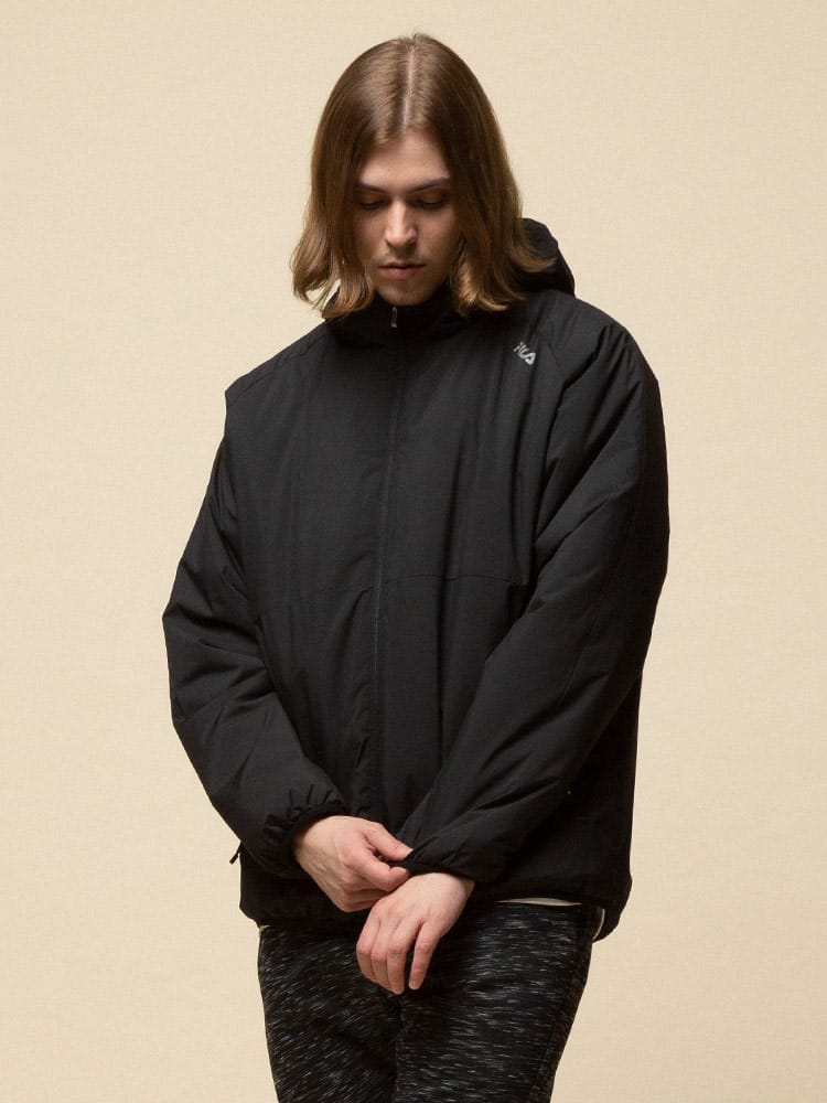 FILA (フィラ) 抗菌防臭 再帰反射 フード フルジップ 中綿 ジャケット
