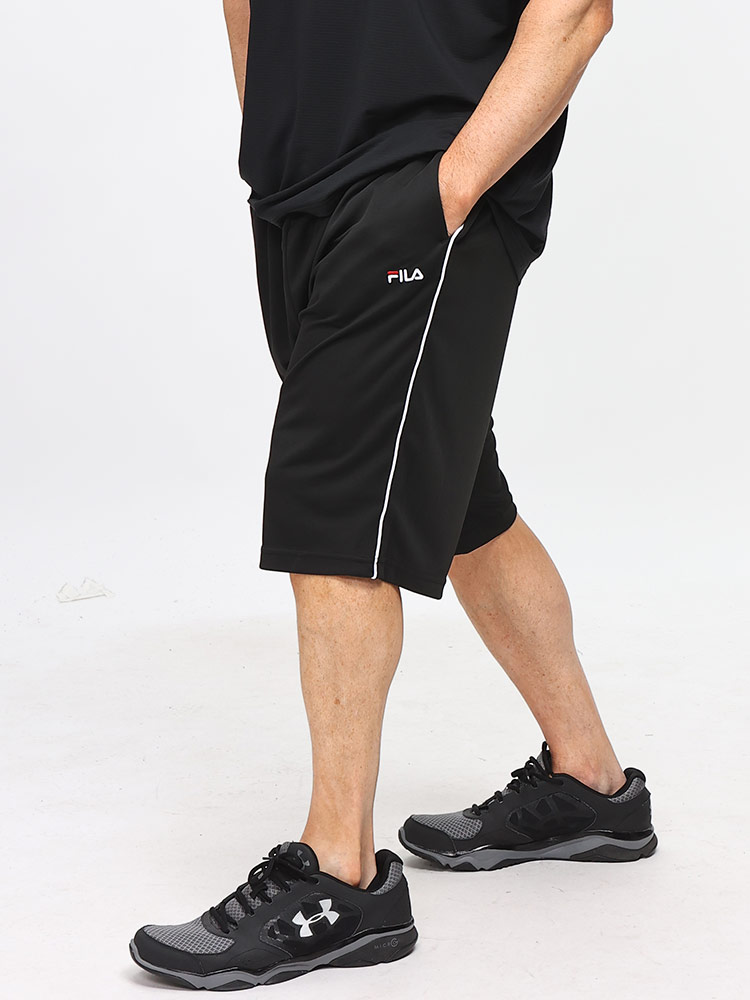 ハーフパンツ 吸水速乾 パウダーメッシュ パイピング スポーツ ジム 大きいサイズ メンズ