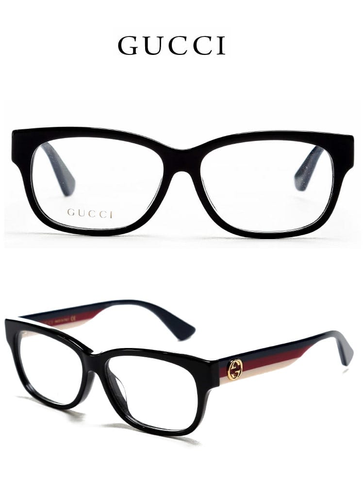 GUCCI (グッチ) ロゴ トリコロール オプティカル GCOP0278OA001