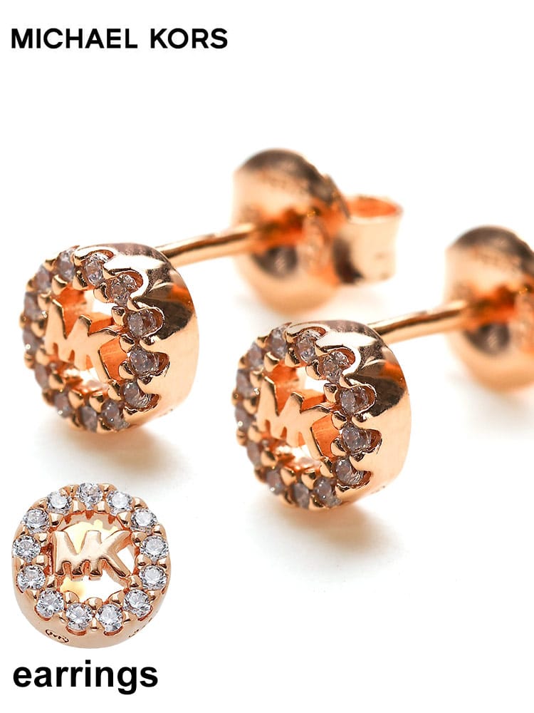 マイケルコース レディース ピアス MICHAEL KORS ブランド アクセサリー MKロゴ 箱付き ギフト プレゼント MMKLC1033AN