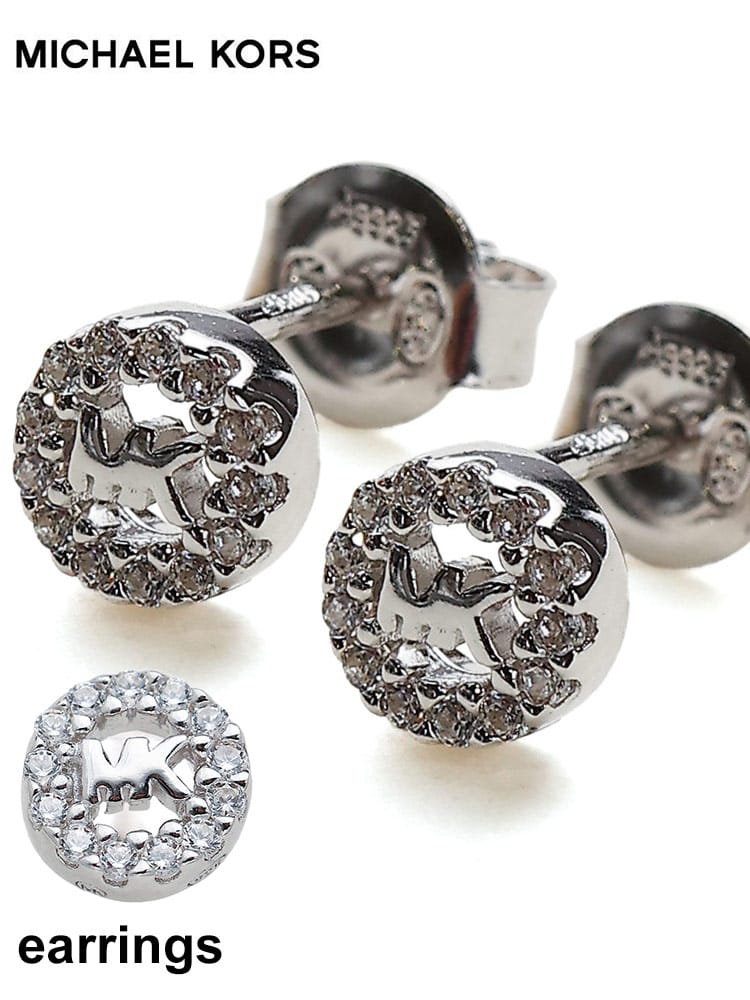マイケルコース レディース ピアス MICHAEL KORS ブランド アクセサリー MKロゴ 箱付き ギフト プレゼント MMKLC1033AN