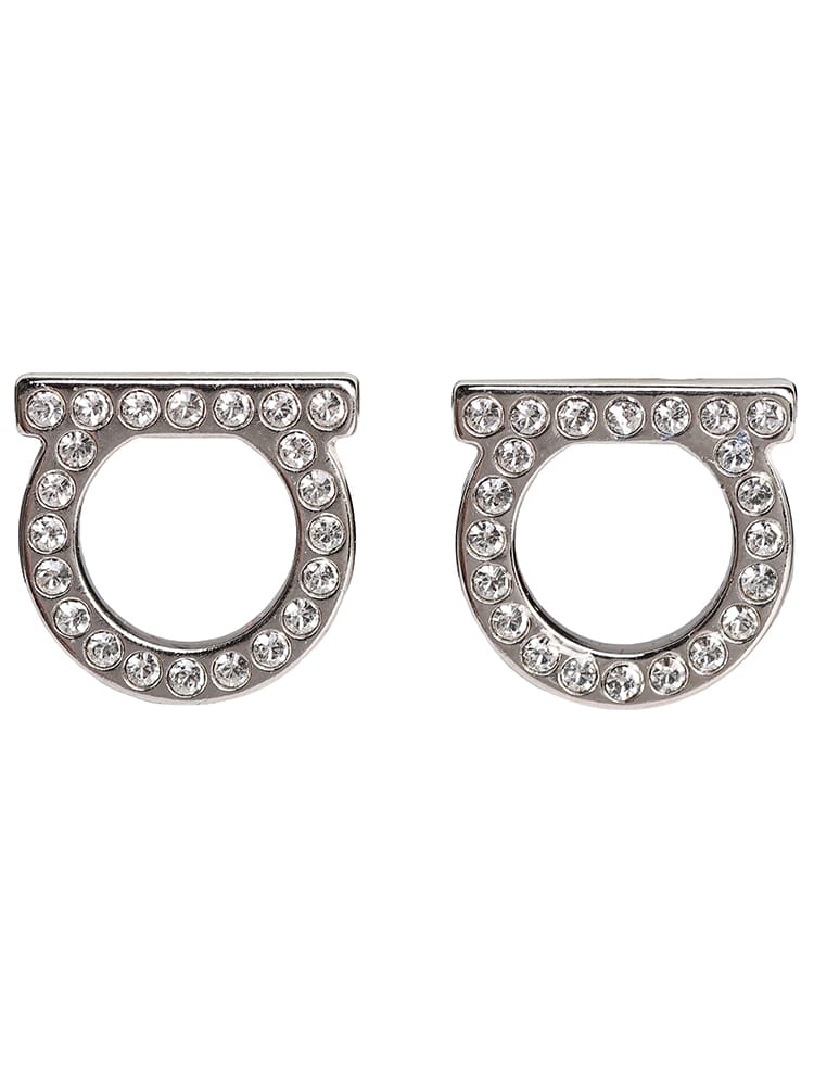 【オンラインストア限定】 Salvatore Ferragamo (サルバトーレフェラガモ) クリスタルガンチーニ ピアス FGL760122 ブランド レディース アクセサリー