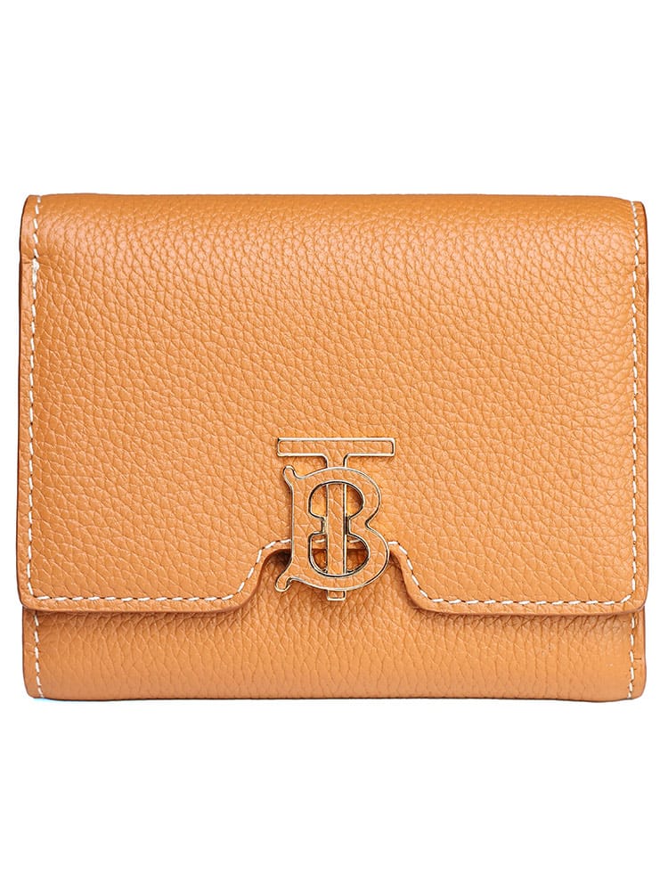 BURBERRY (バーバリー) グレイニーレザー TBコンパクトウォレット BBL8049218 ブランド レディース 財布