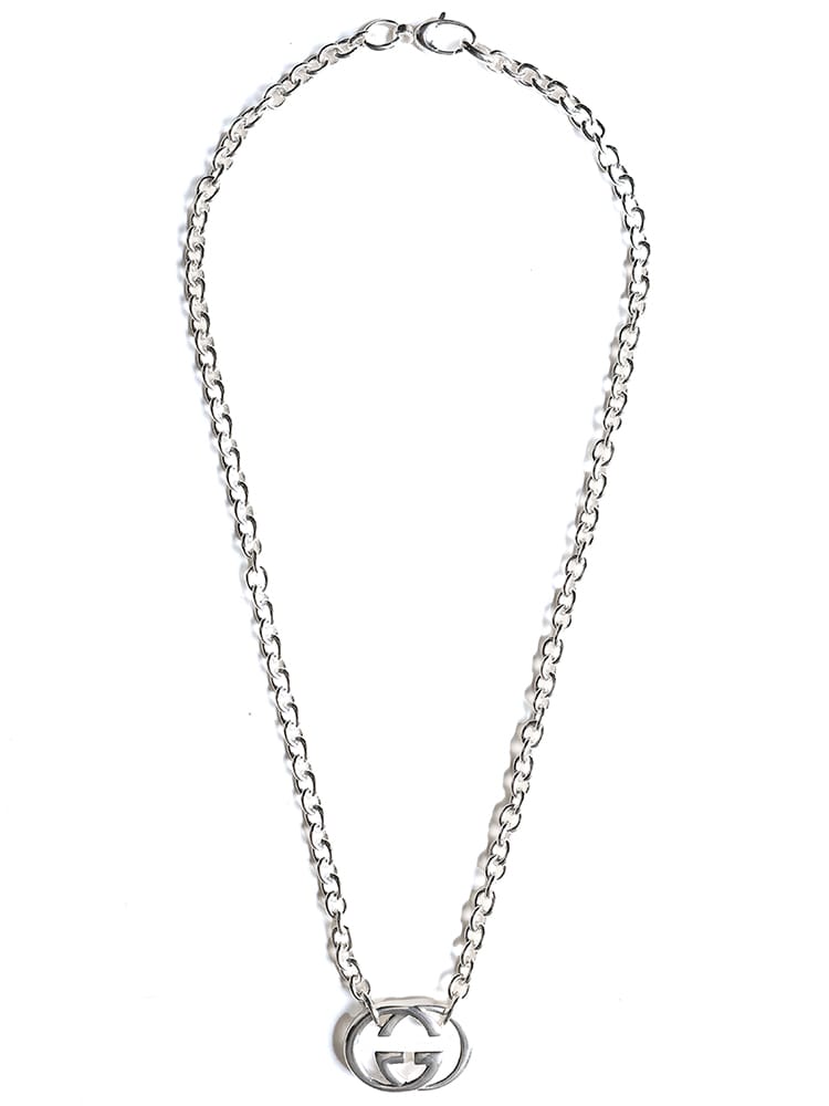 【オンラインストア限定】 GUCCI (グッチ) インターロッキングG チェーン ネックレス GCL190489 ブランド レディース アクセサリー