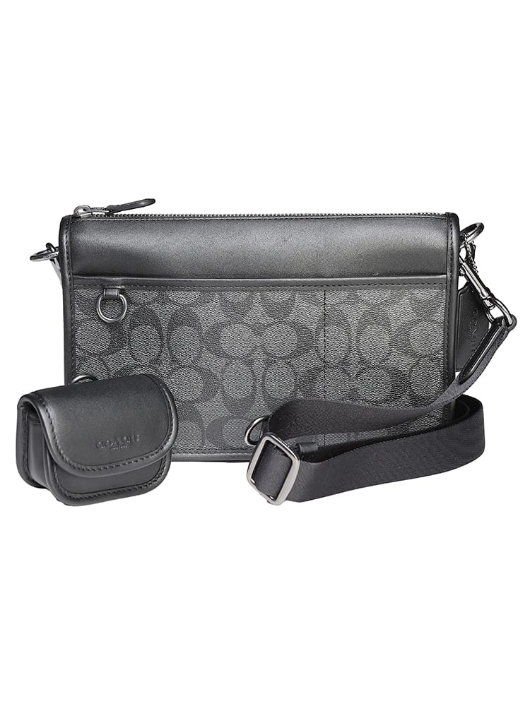 【オンラインストア限定】 COACH (コーチ) ヘリテージ コンバーチブル クロスボディバッグ COC8141 ブランド メンズ 男性 バッグ 鞄